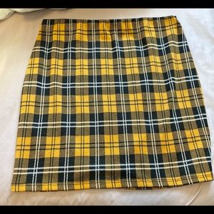 Plaid mini skirt from Eclipse